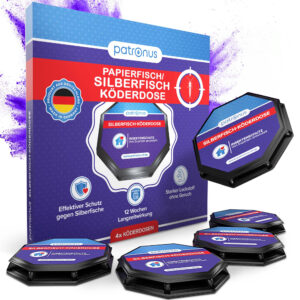 Patronus Silberfisch Köderdose